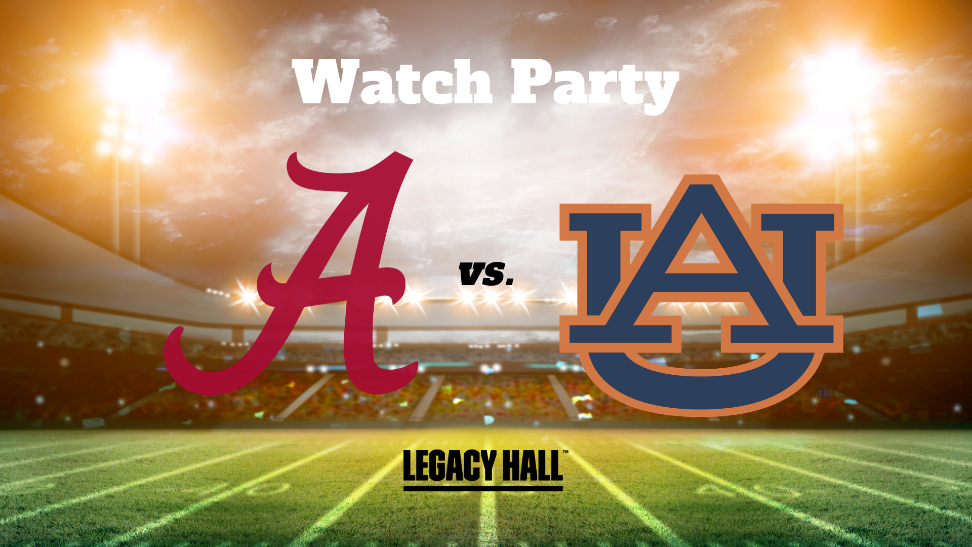 Alabama vs Auburn Watch Party - hero