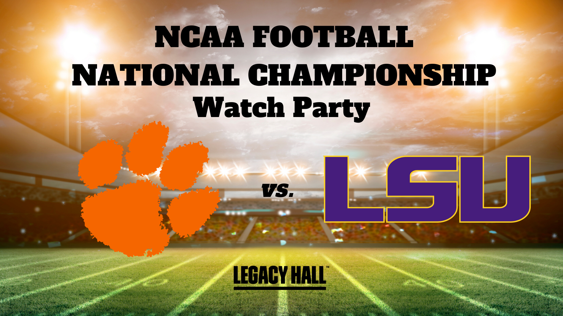 NCAA National Championship Watch Party - hero