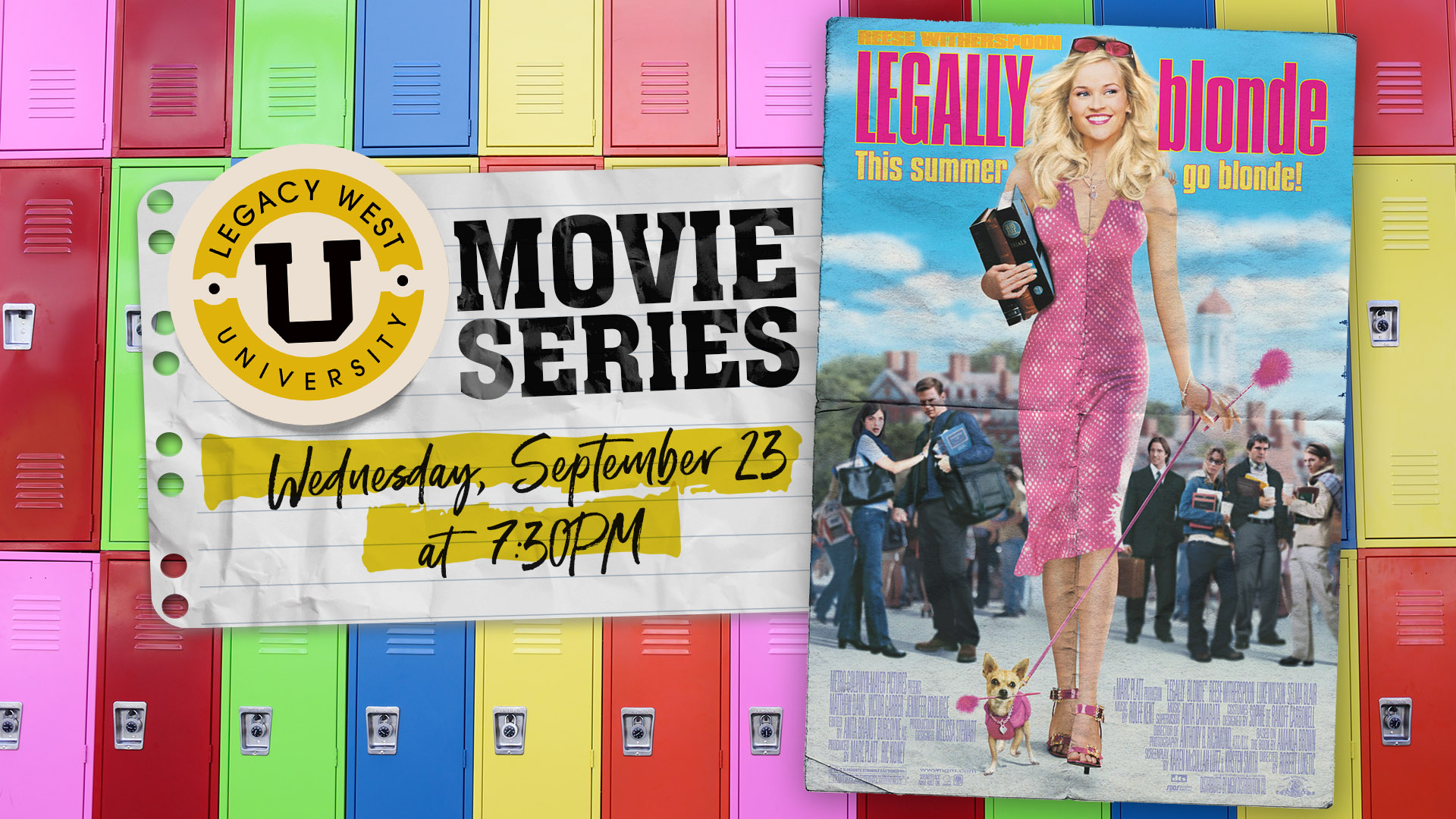 Legacy West University Movie Series: Legally Blonde - hero