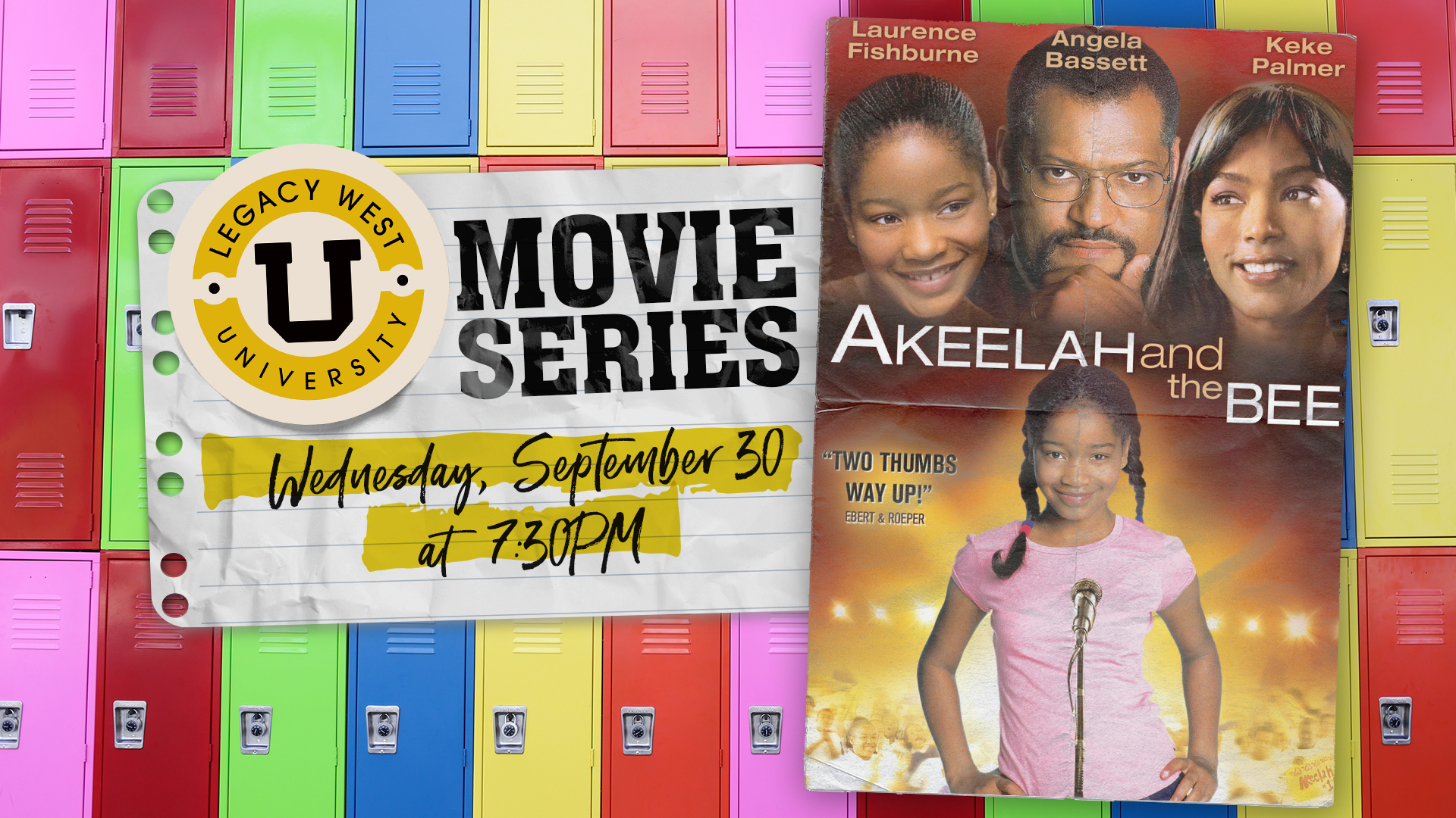 Legacy West University Movie Series: Akeelah and the Bee - hero