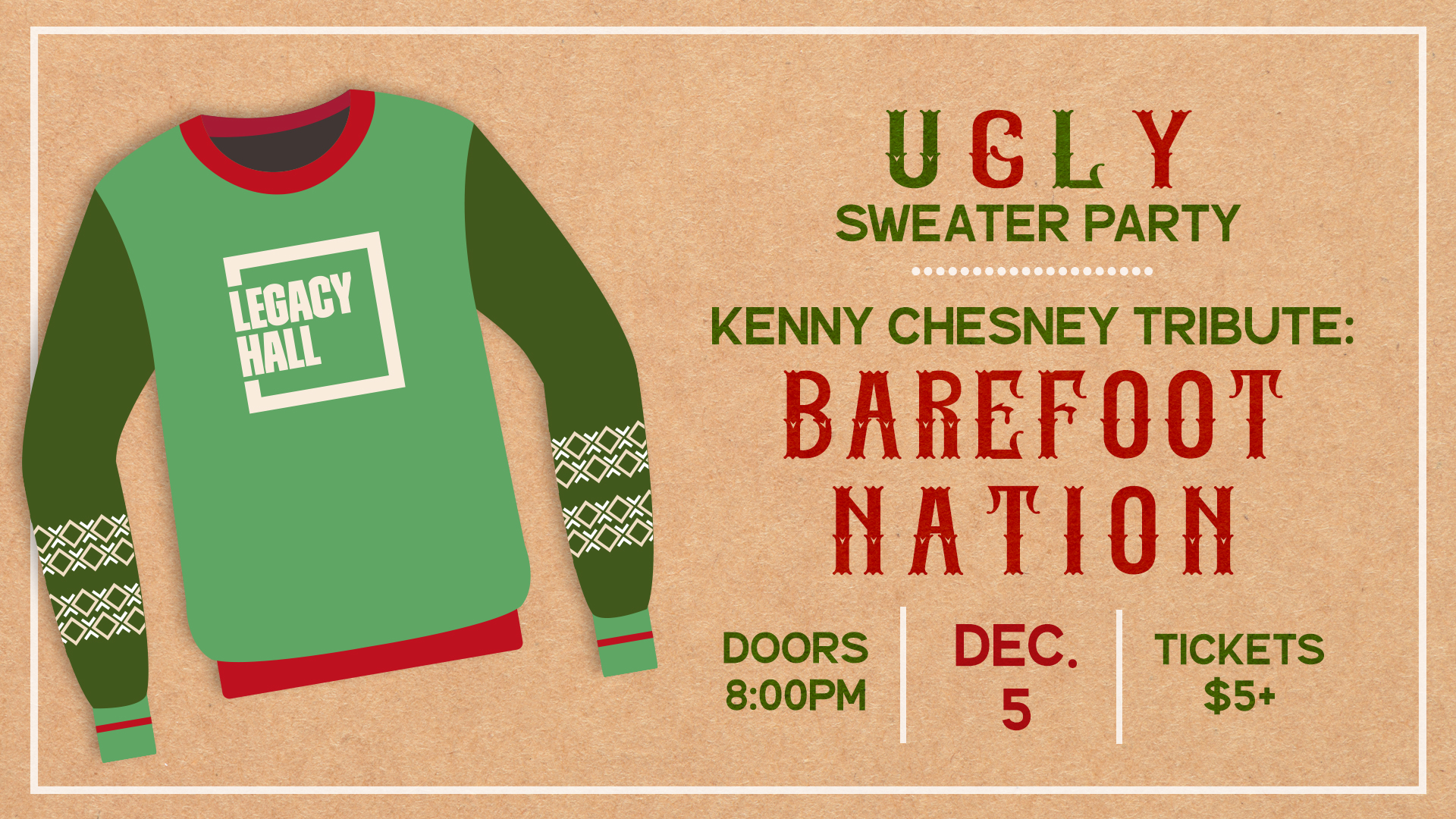Kenny Chesney Tribute: Barefoot Nation - hero