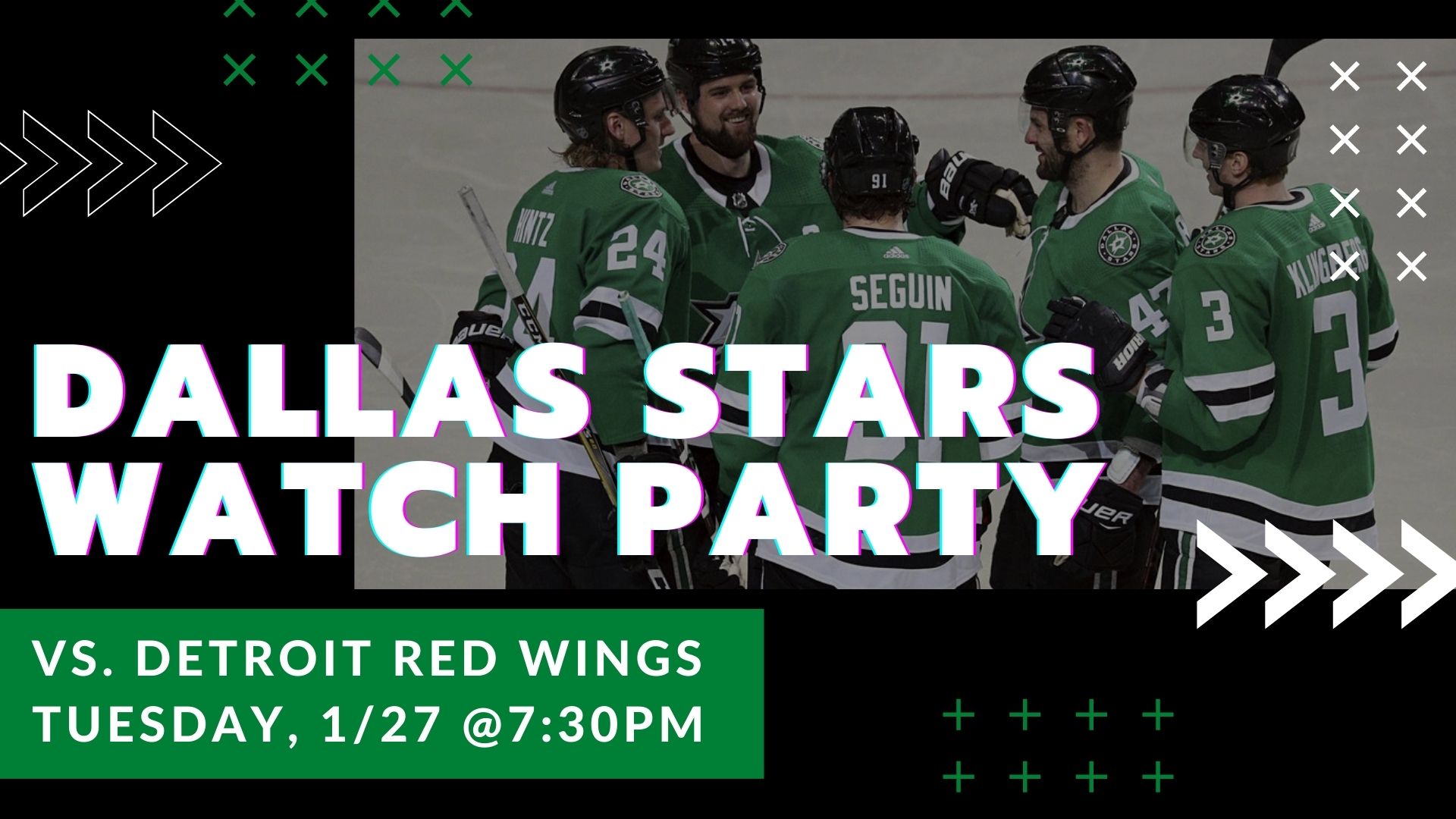 Stars v. Red Wings Watch Party - hero