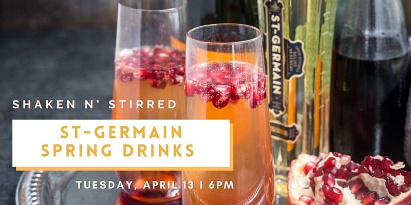 Shaken N’ Stirred: St. Germain Spring Drinks - hero