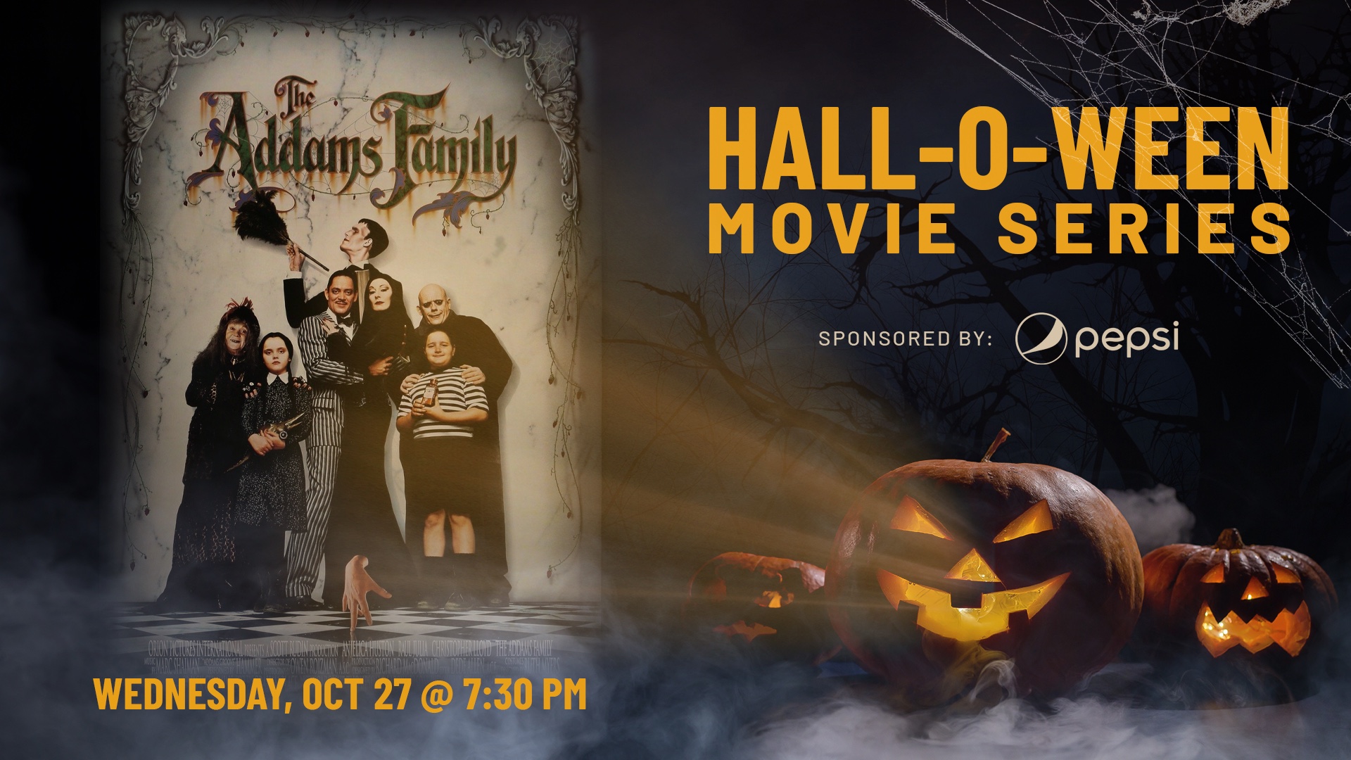 Hall-O-Ween Movie Series: The Addams Family - hero