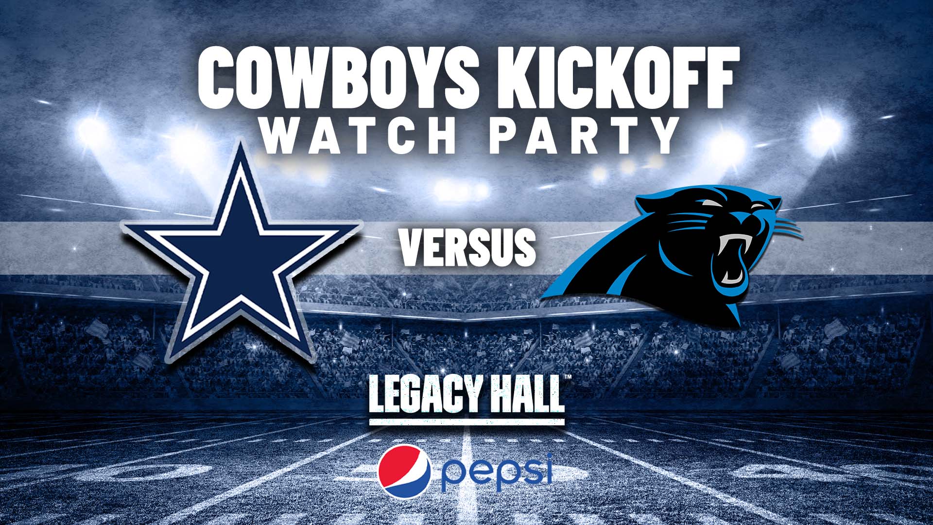 Cowboys vs. Panthers Watch Party - hero
