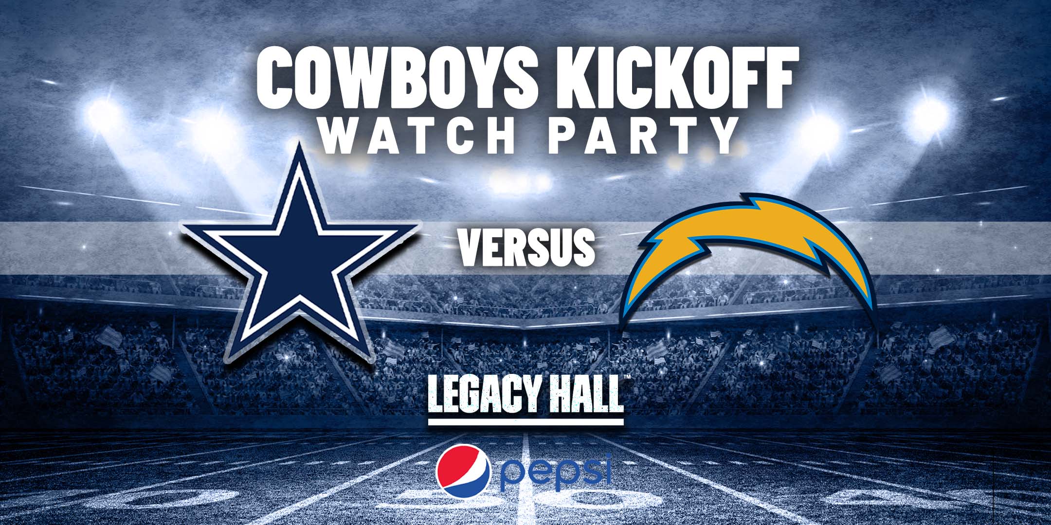 Cowboys vs. Chargers Watch Party - hero