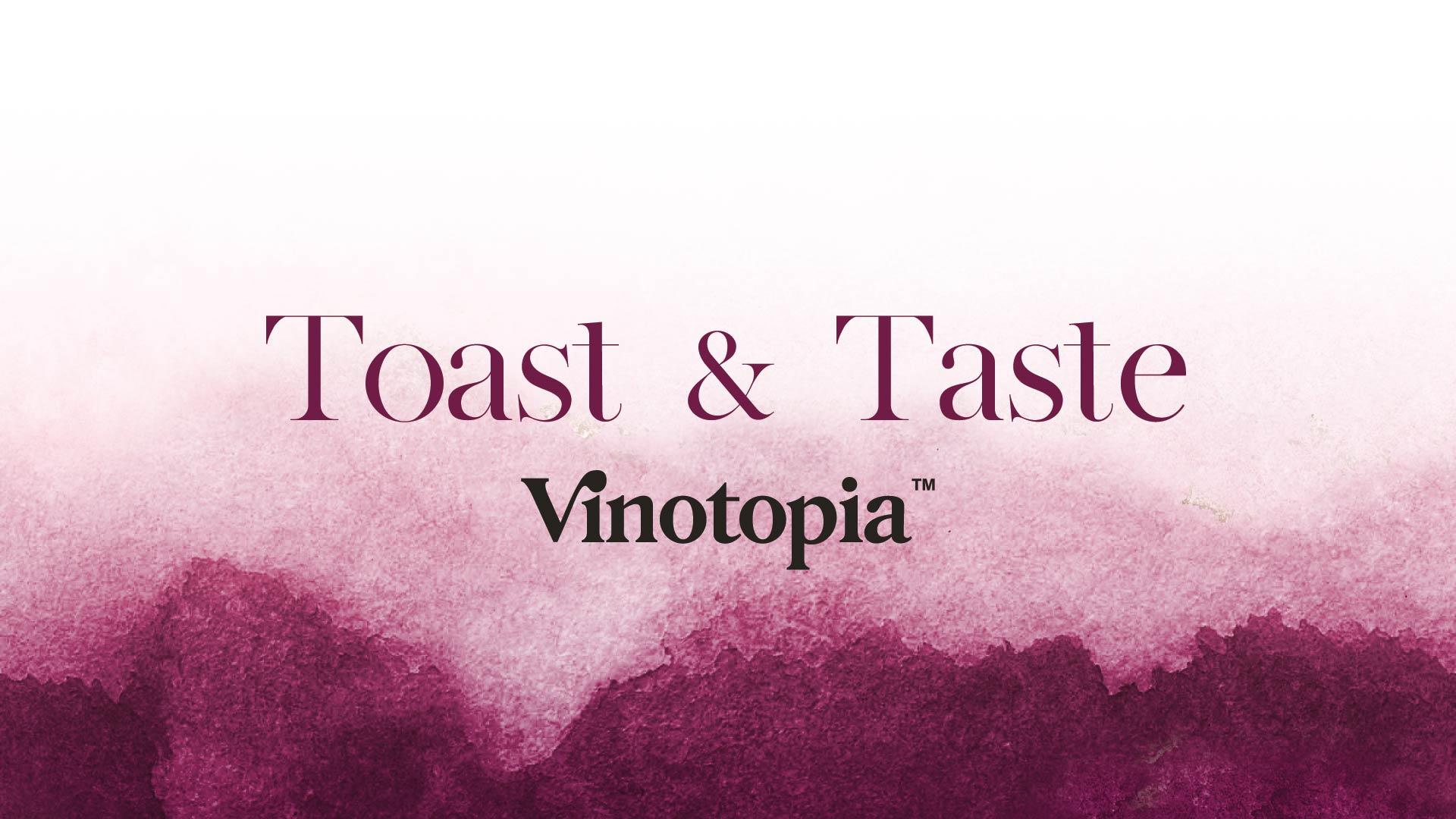 Toast & Taste at Vinotopia - hero