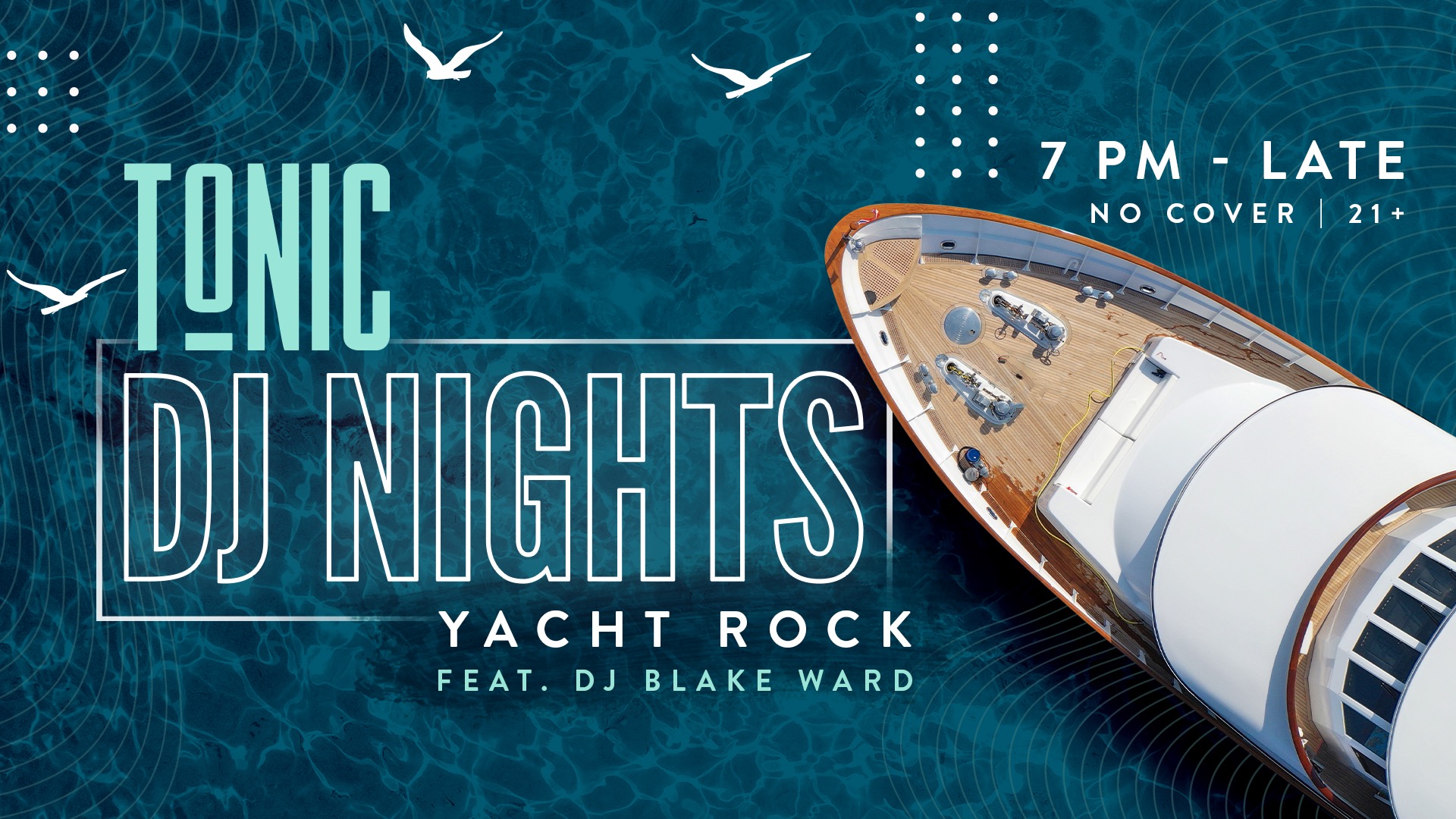 Yacht Rock DJ Night - hero