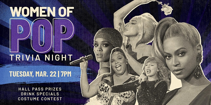 Women of Pop Trivia Night - hero
