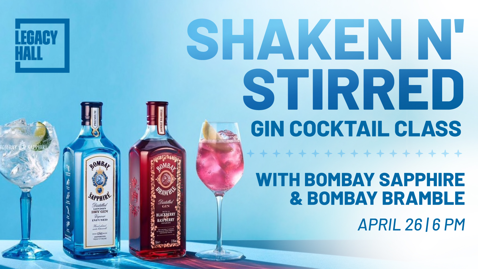 Shaken N’ Stirred: Gin Cocktail Class - hero