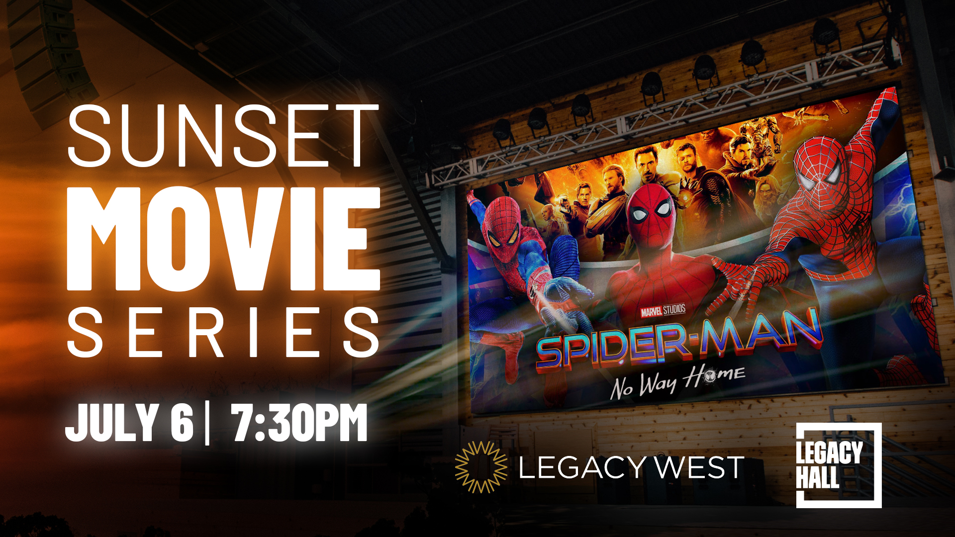 Sunset Movie Series: Spiderman: No Way Home - hero