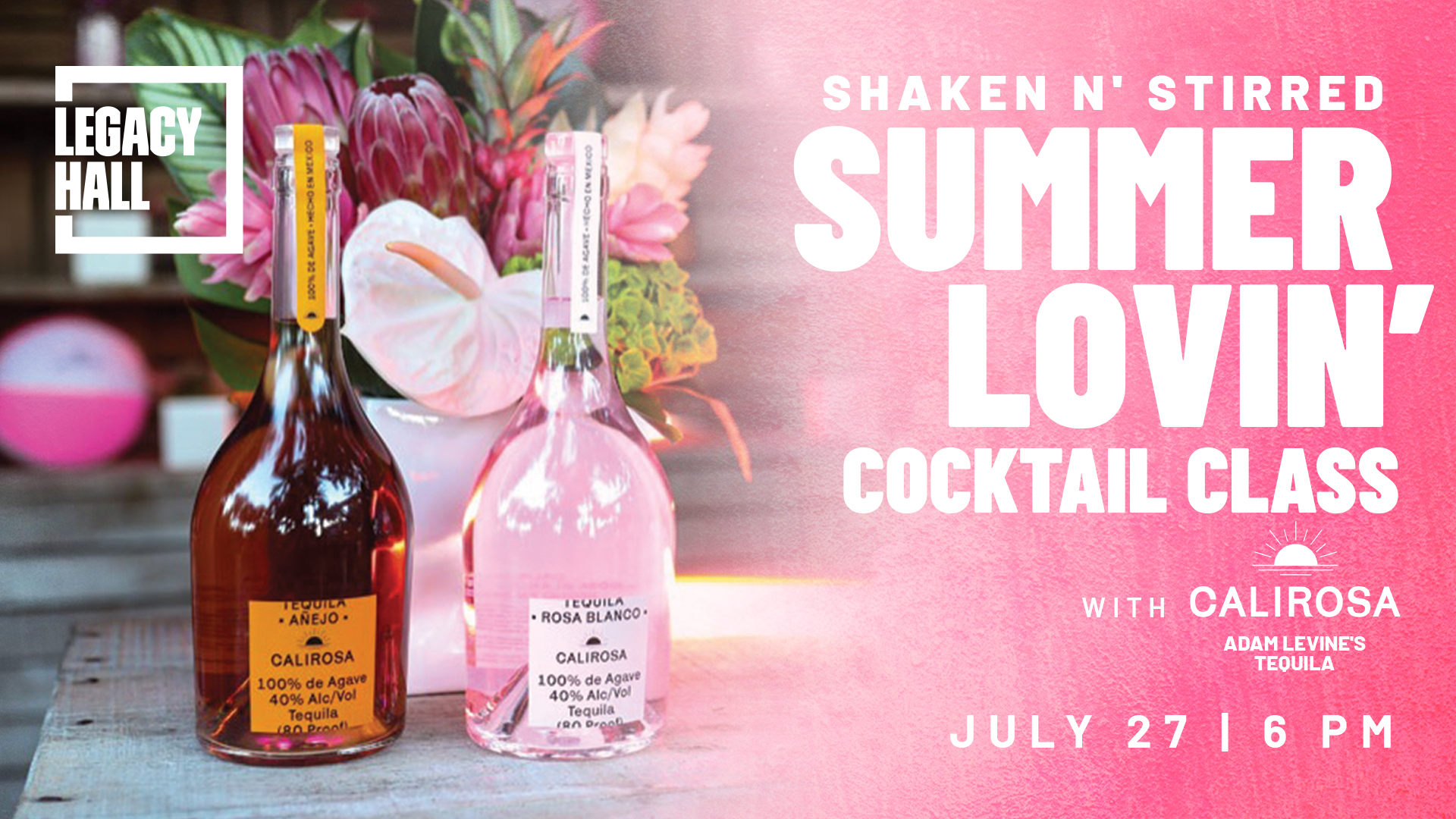 Shaken N’ Stirred: Summer Lovin’ Cocktail Class - hero