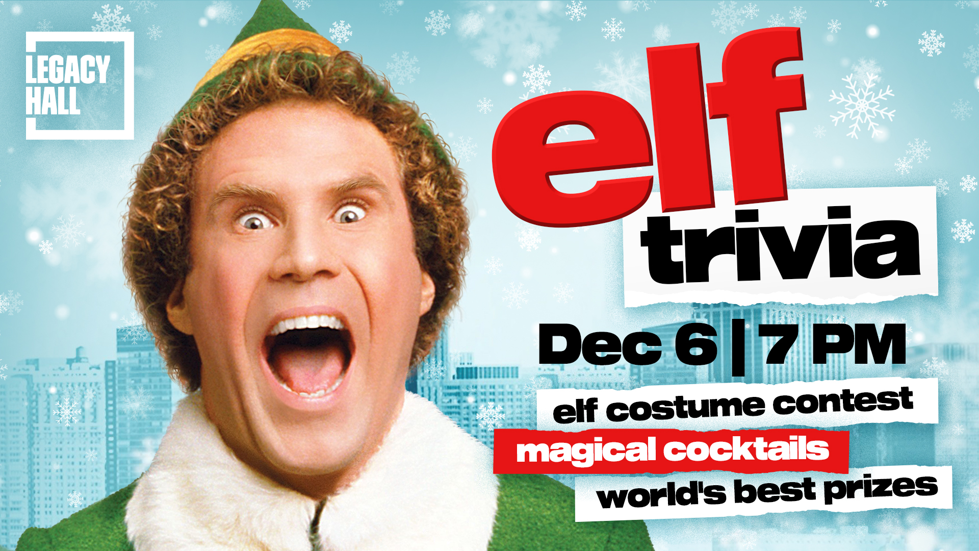 Elf Movie Trivia Night - hero