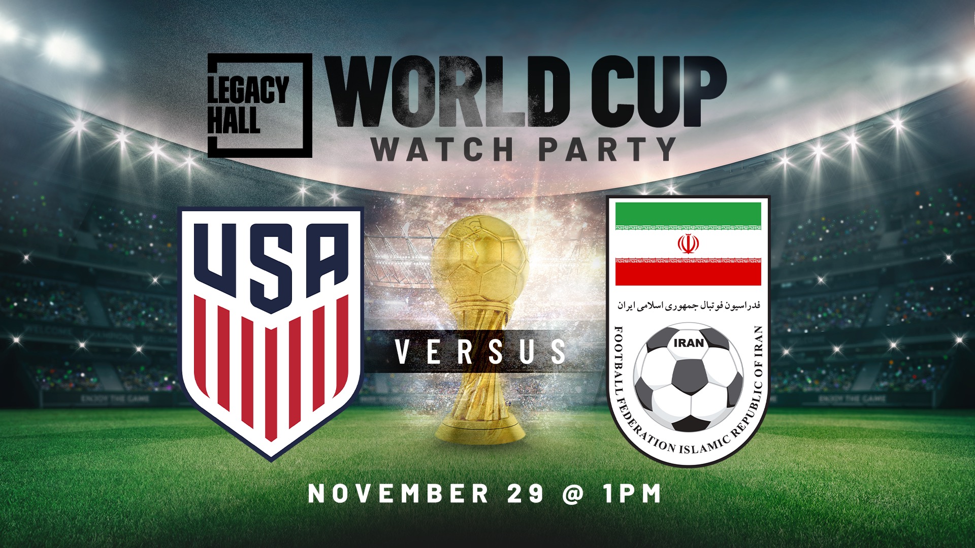 World Cup Watch Party: USA vs. Iran - hero