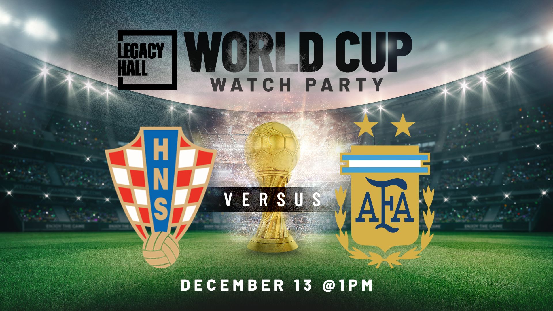 World Cup Watch Party: Croatia vs Argentina - hero
