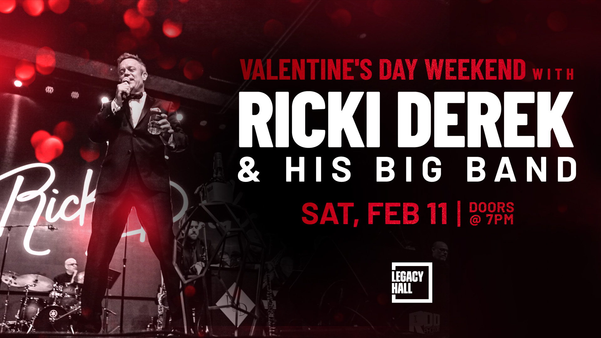 Valentine’s Day Weekend 2022 with Ricki Derek & His Big Band - hero