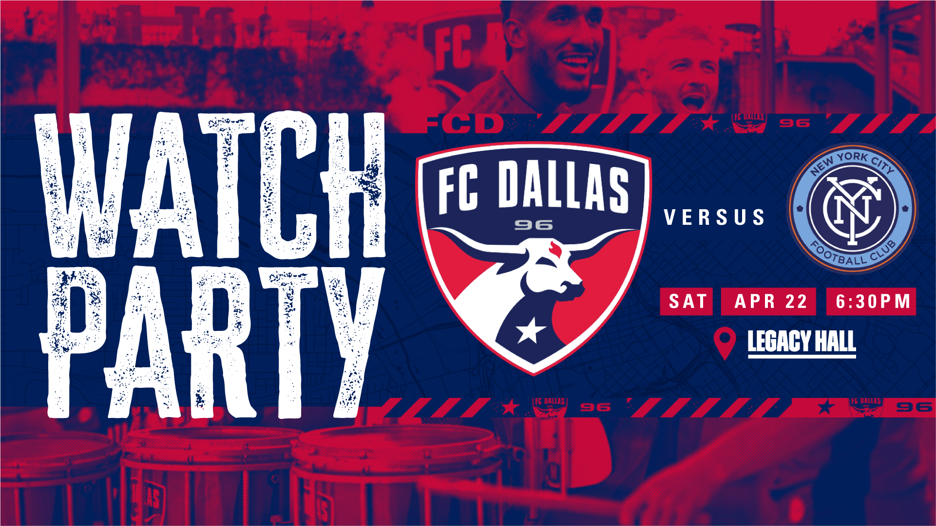 FC Dallas VS New York City Watch Party - hero