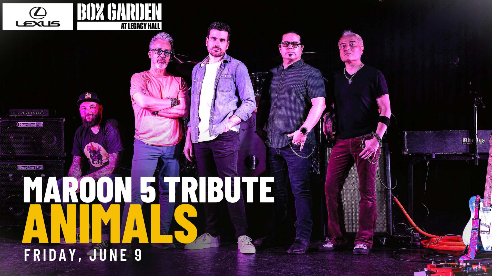 Promo image of Maroon 5 Tribute: Animals