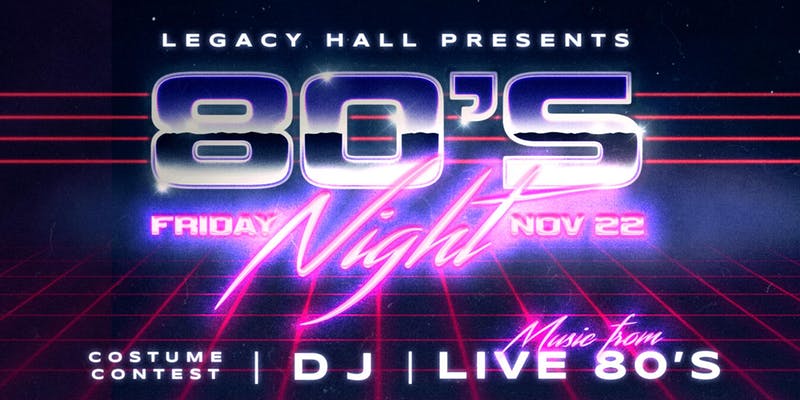 80s Night – The Ultimate 80s Party - hero