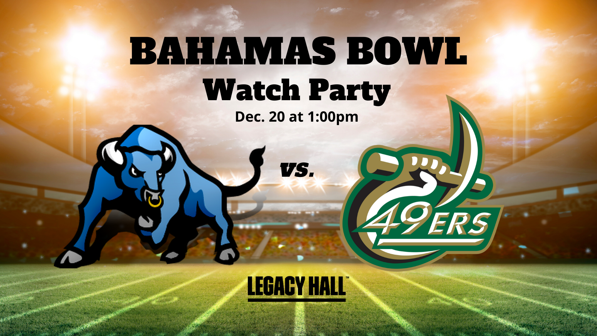 Bahamas Bowl Watch Party - hero