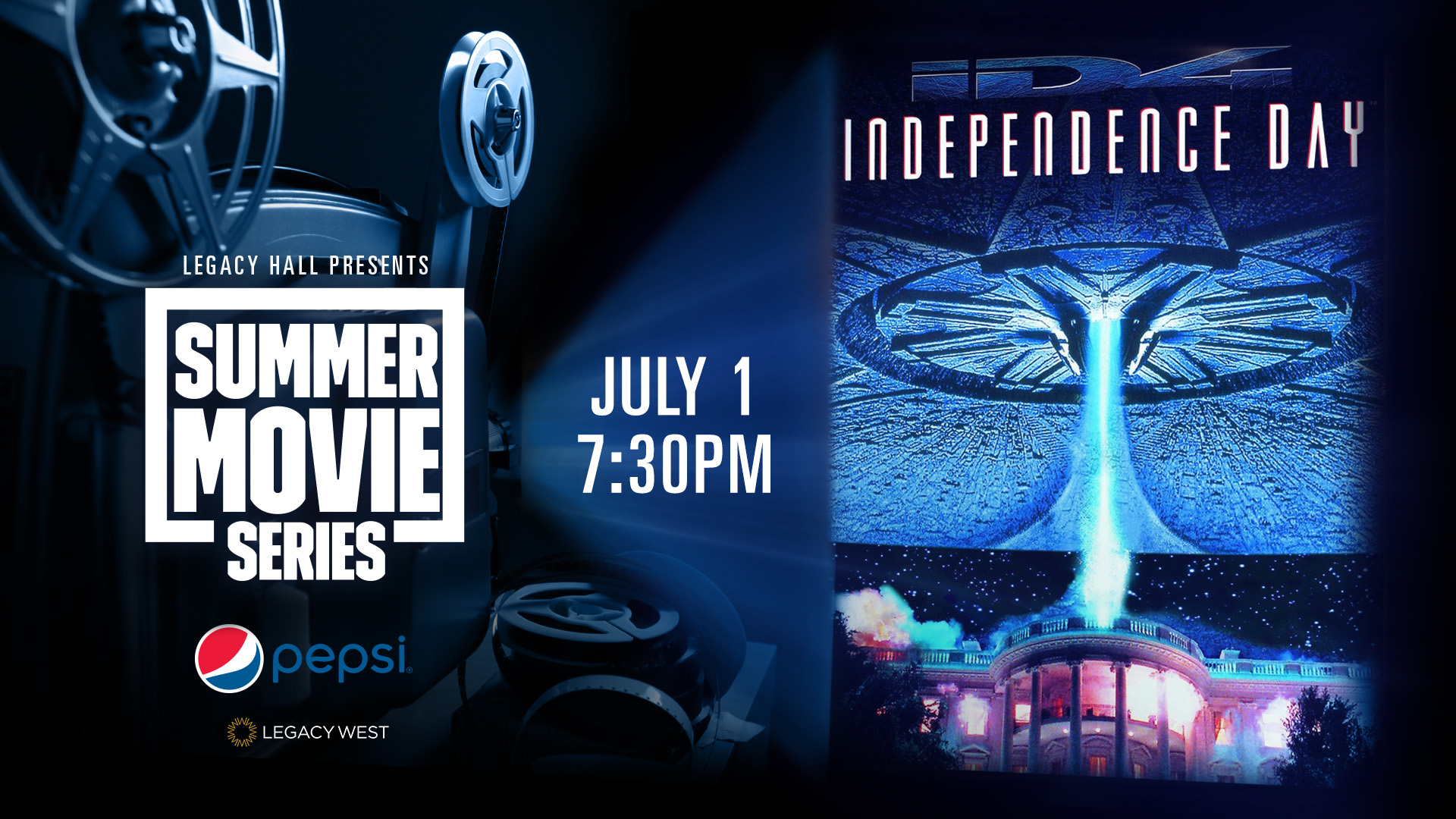 Pepsi Summer Movies Series Independence Day Legacy Hall