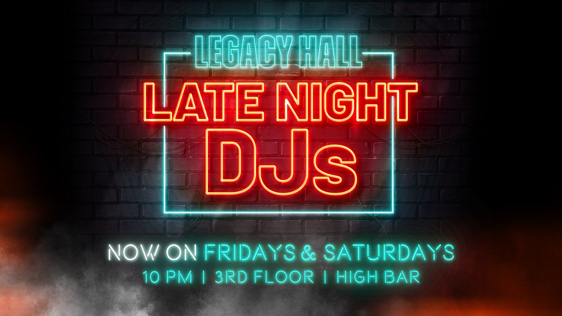 Late Night DJs at Legacy Hall - hero