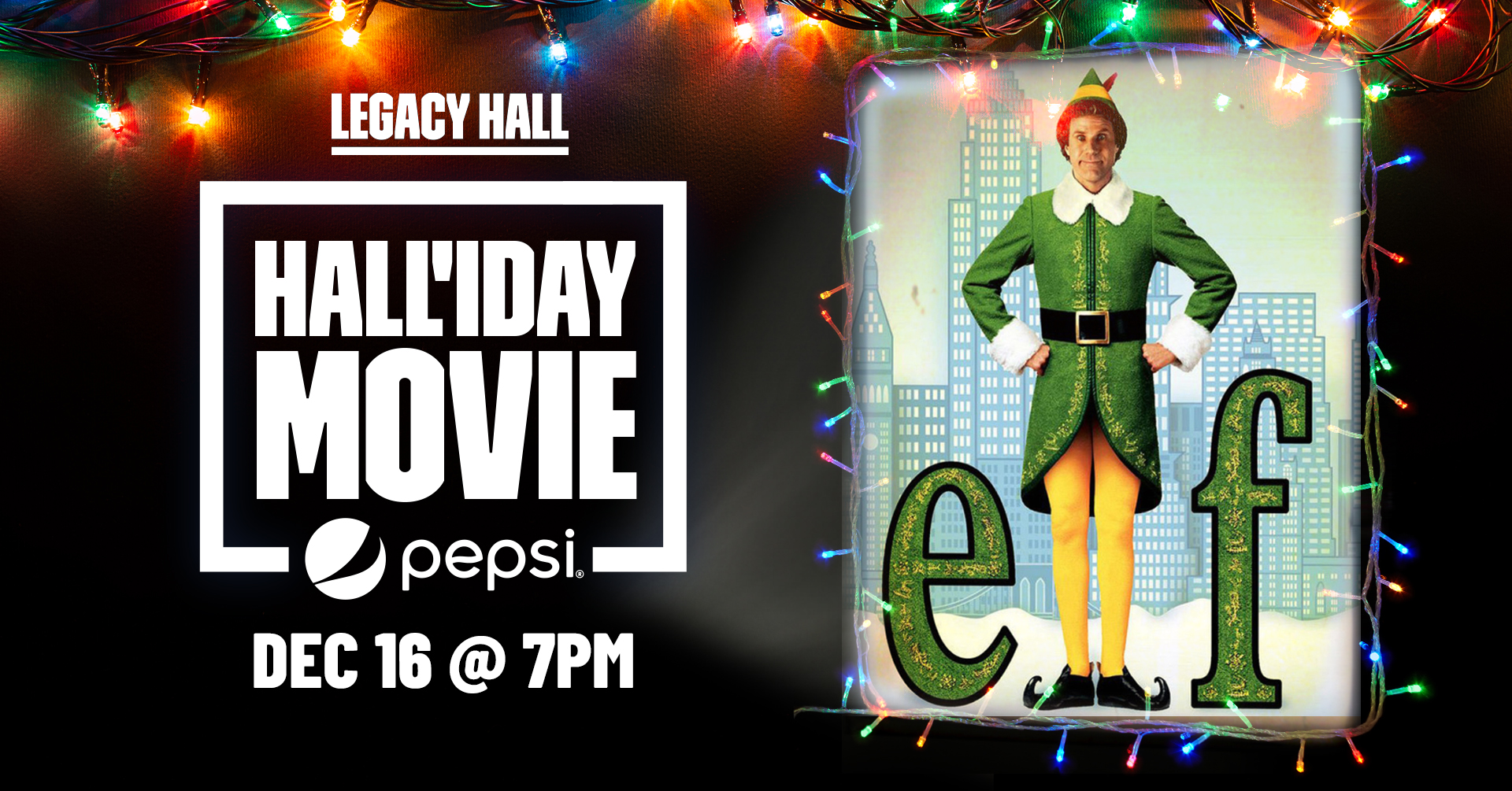 Elf Hall’iday Movie Night - hero