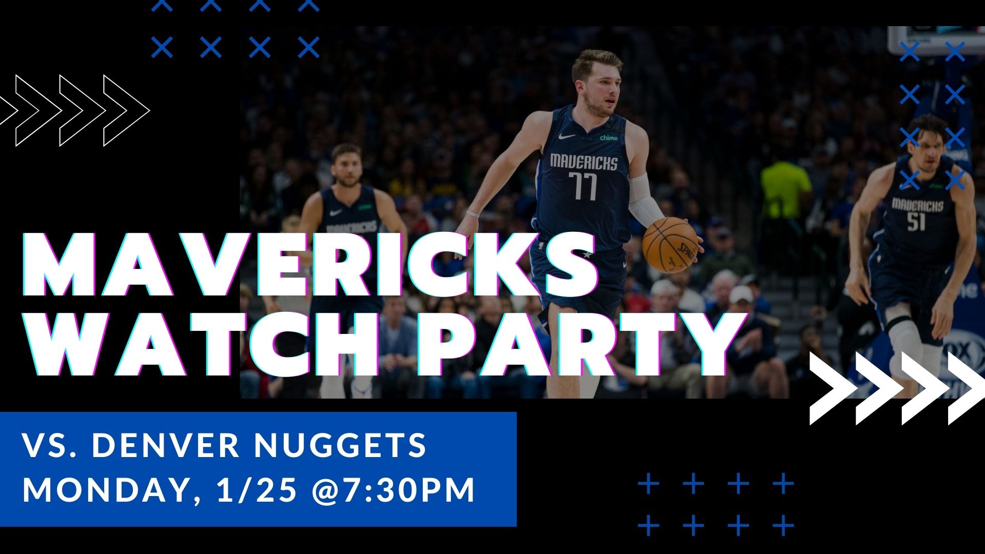 Mavericks v. Nuggets Watch Party - hero