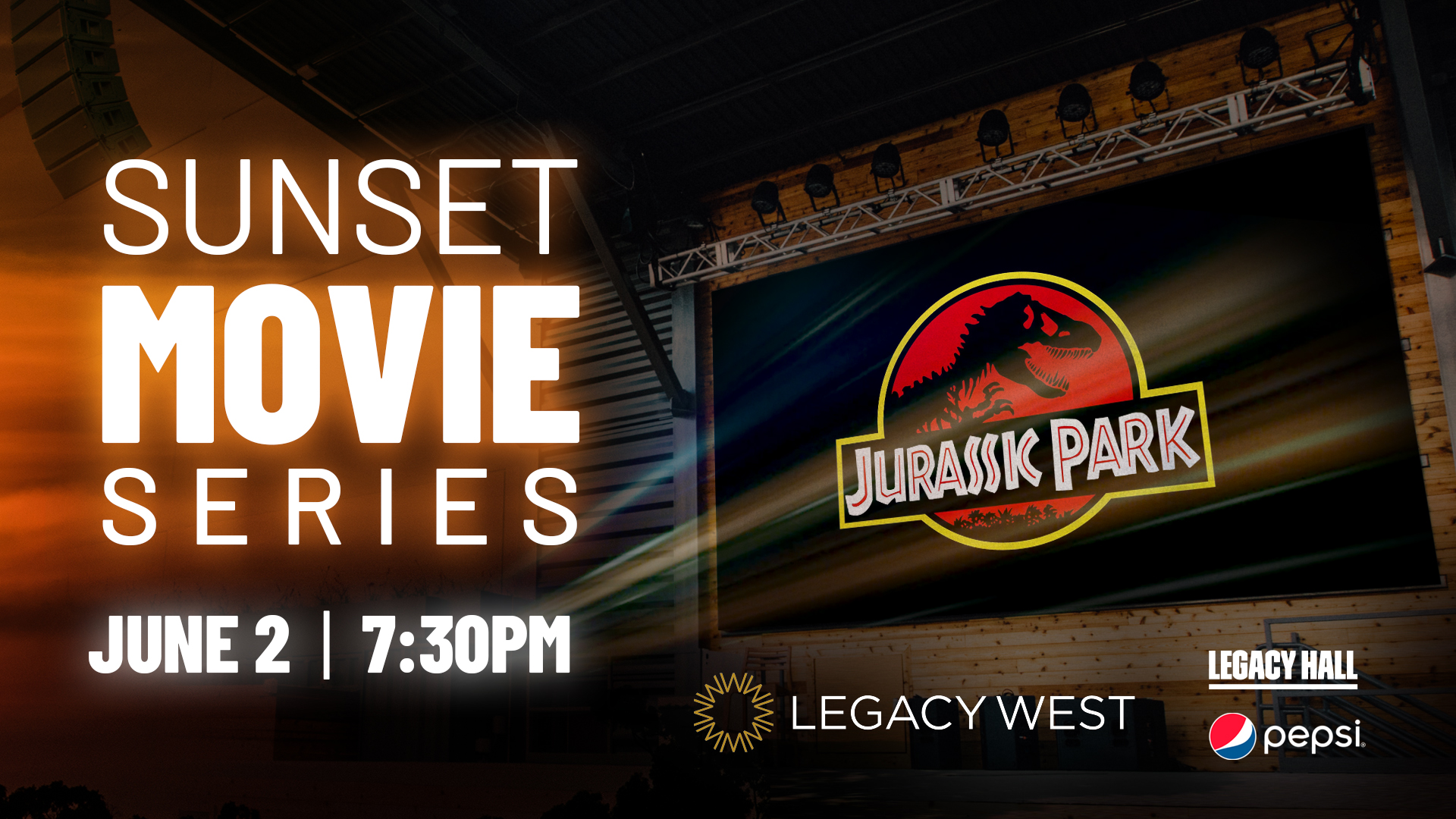 Sunset Movie Series: Jurassic Park - hero