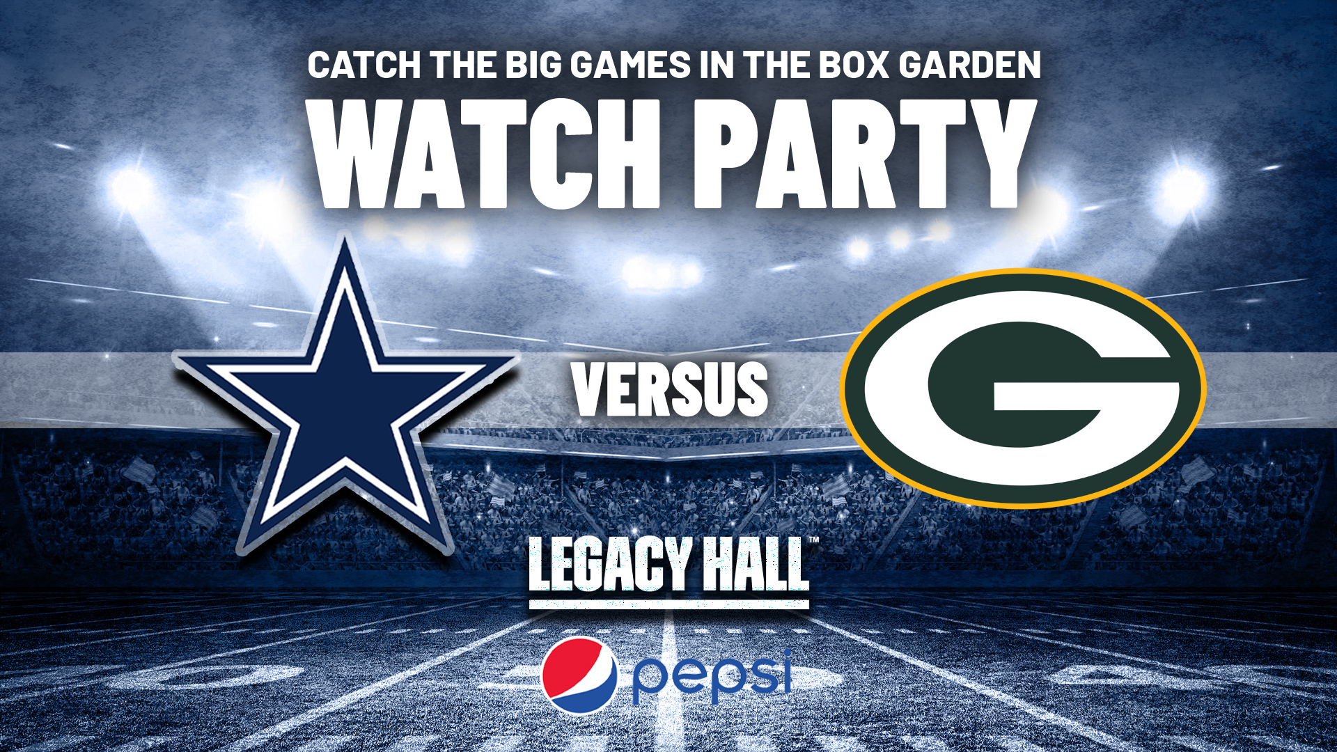 Cowboys vs. Packers Watch Party - hero