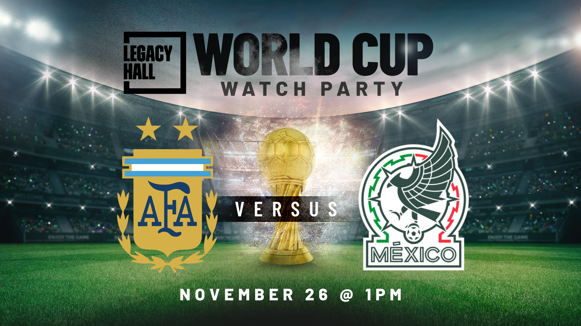 World Cup Watch Party: Mexico vs. Argentina - hero