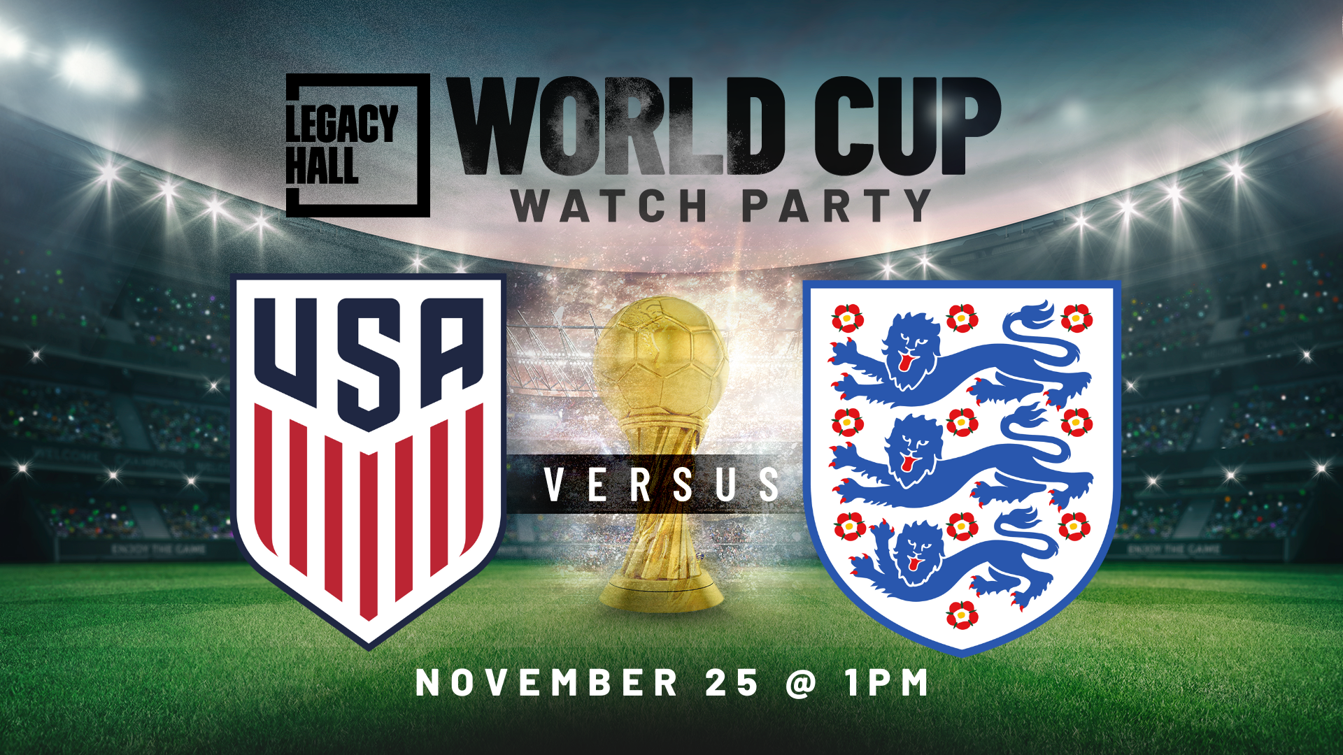 World Cup Watch Party: USA vs. England - hero