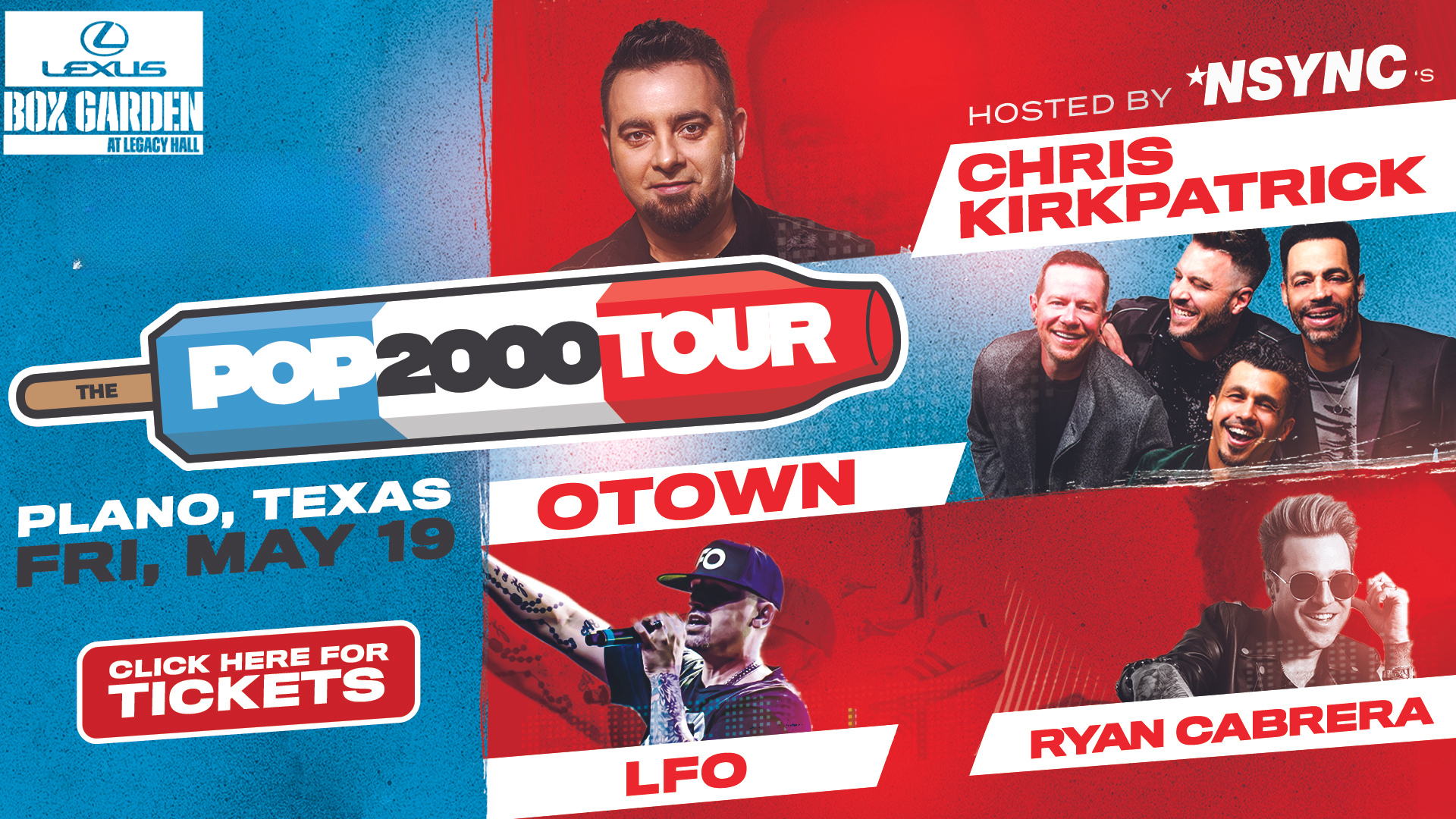 POP 2000 Tour hosted by NSYNC’s Chris Kirkpatrick with O-Town, LFO, & Ryan Cabrera - hero