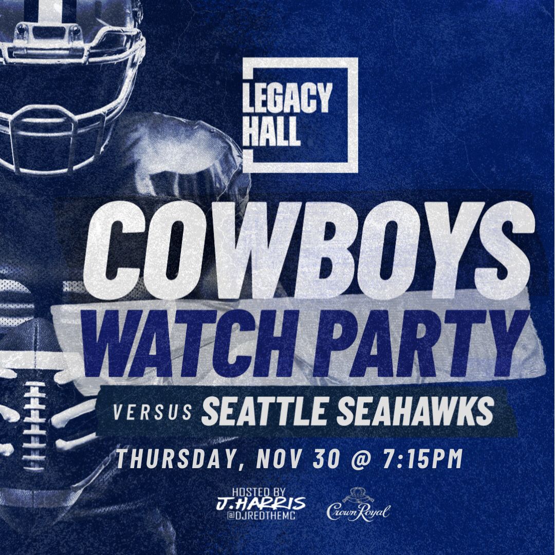 Promo image of Dallas Cowboys vs Seattle Seahawks Watch Party