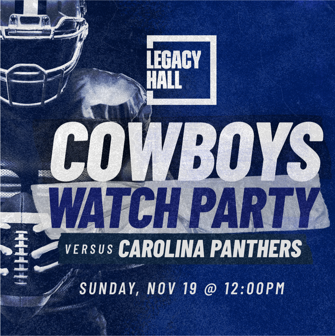Promo image of Dallas Cowboys vs Carolina Panthers Watch Party