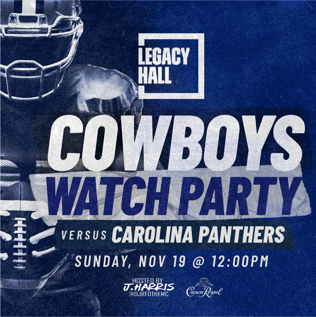 Dallas Cowboys vs Carolina Panthers Watch Party - hero