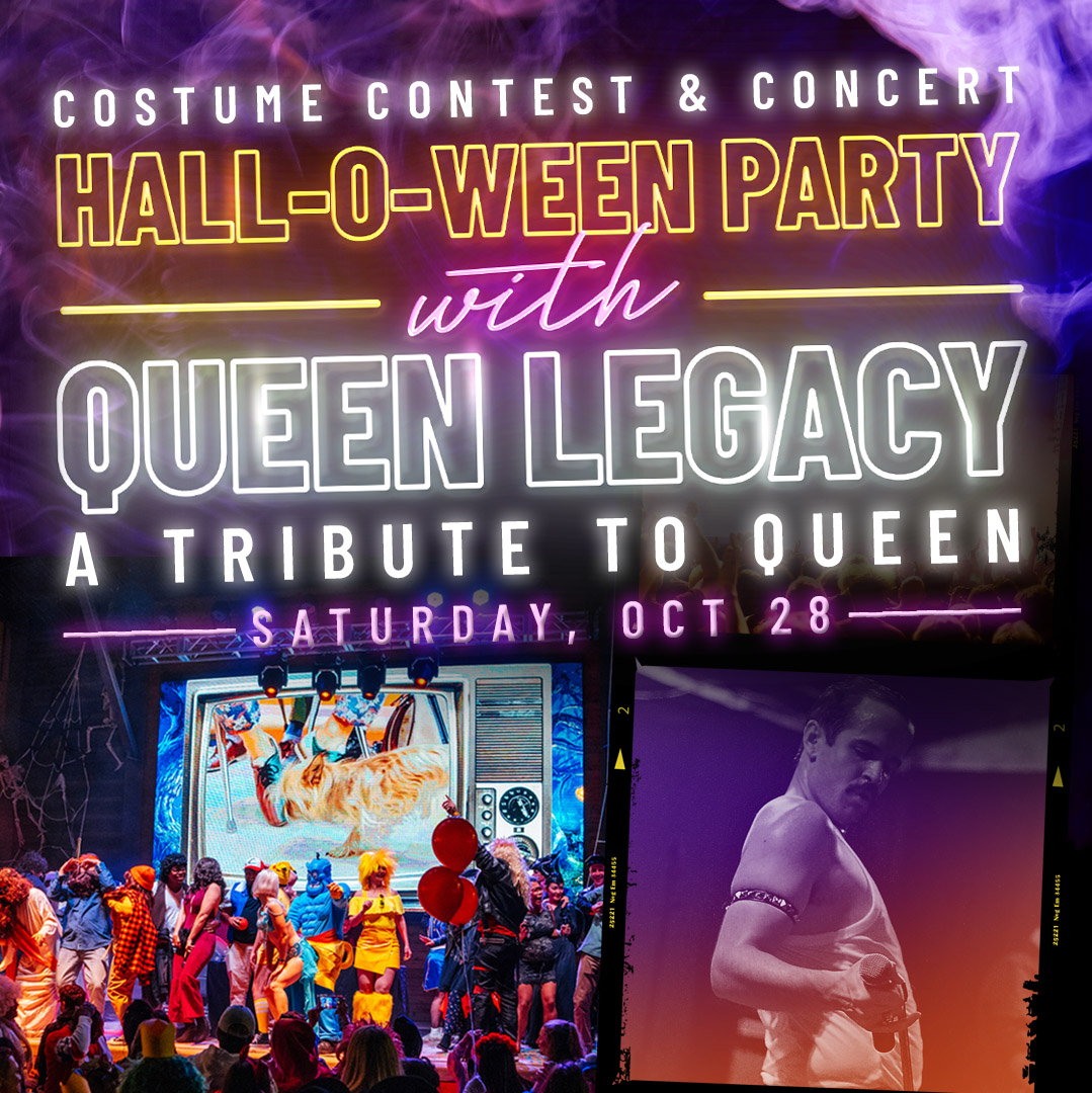 Promo image of Hall-O-Ween Party with Queen Legacy