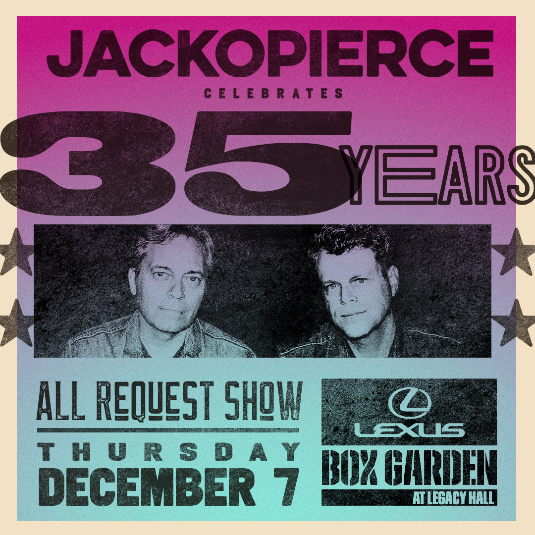 Promo image of Jackopierce – 35 Year Anniversary Show