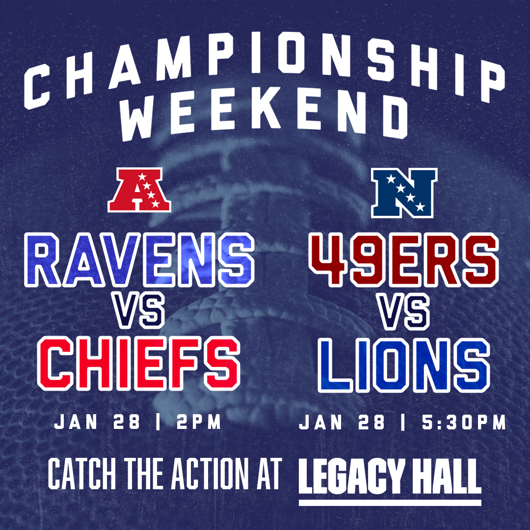 AFC/NFC Championship Watch Party - hero