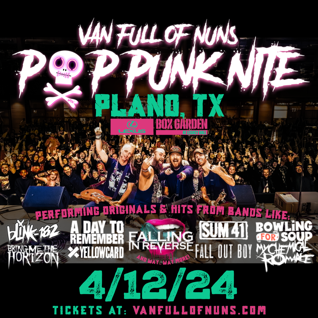 Pop Punk Nite: Plano, TX by: Van Full of Nuns - hero