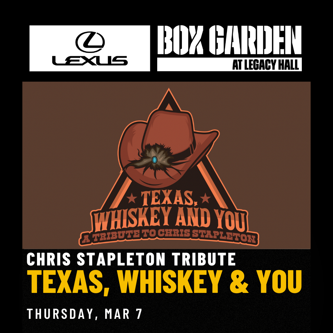 Promo image of Chris Stapleton Tribute | Texas, Whiskey and You