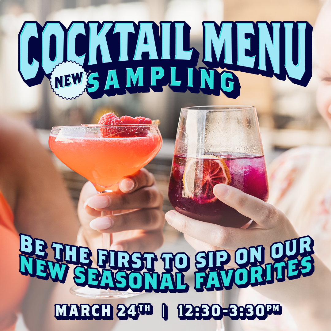 Promo image of New Seasonal Cocktail Menu Sampling