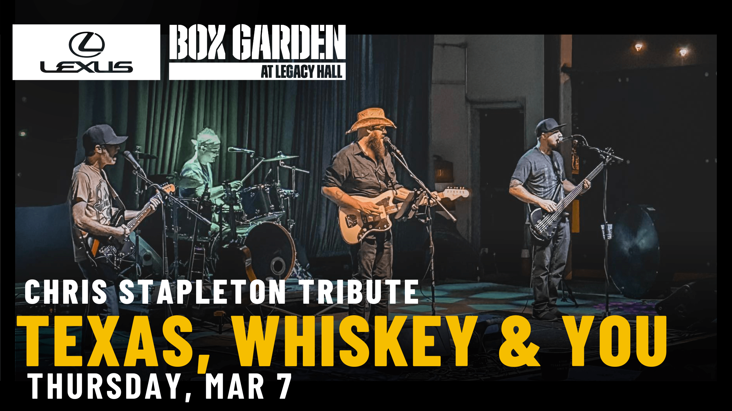 Chris Stapleton Tribute | Texas, Whiskey & You 