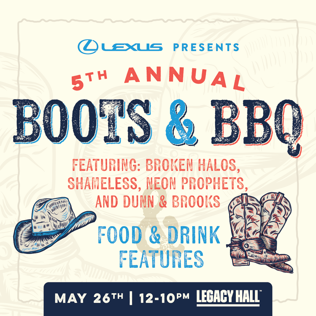 Promo image of 5th Annual Boots & BBQ at Legacy Hall