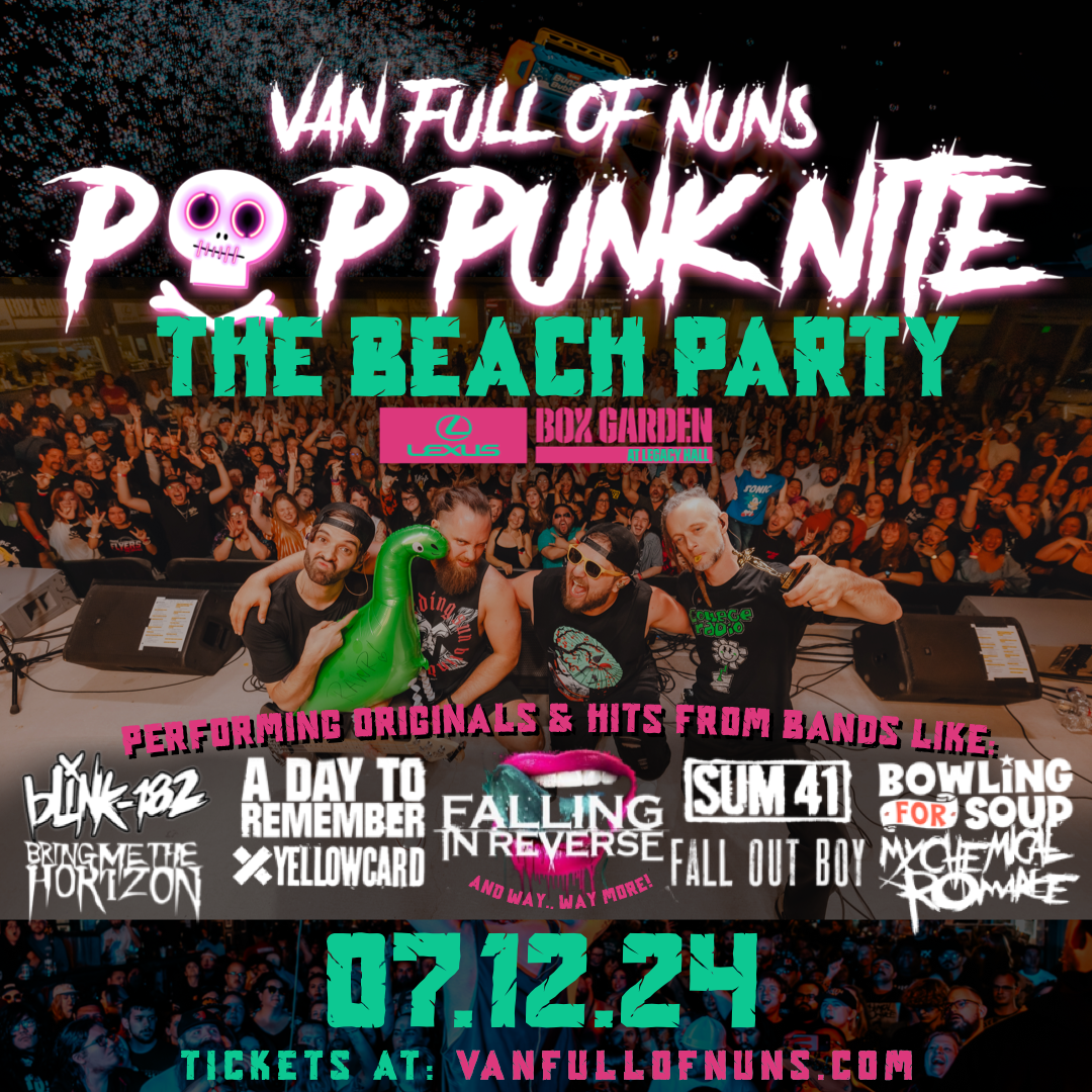 Promo image of Pop Punk Nite: The Beach Party with Van Full Of Nuns