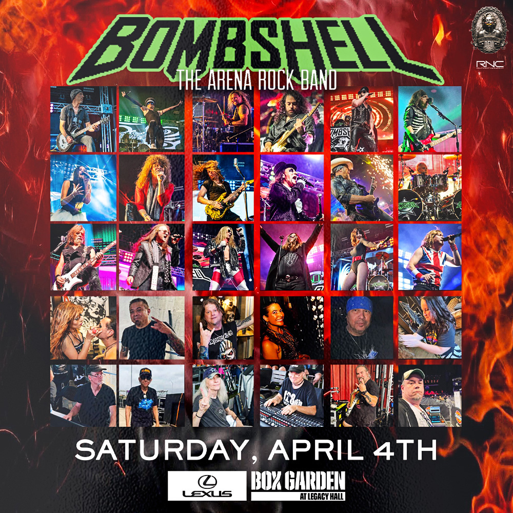 Promo image of Bombshell – The Arena Rock Band