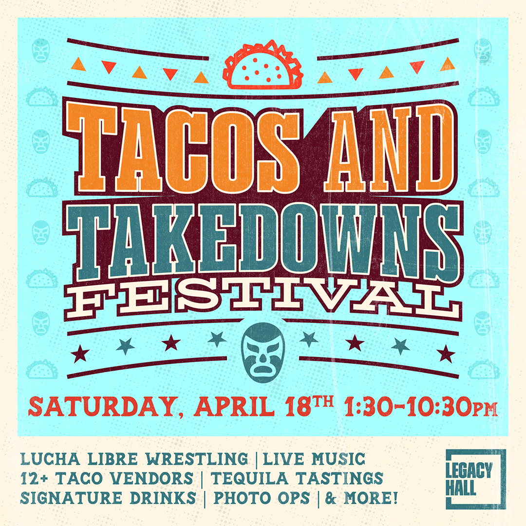 Promo image of Tacos & Takedowns Festival