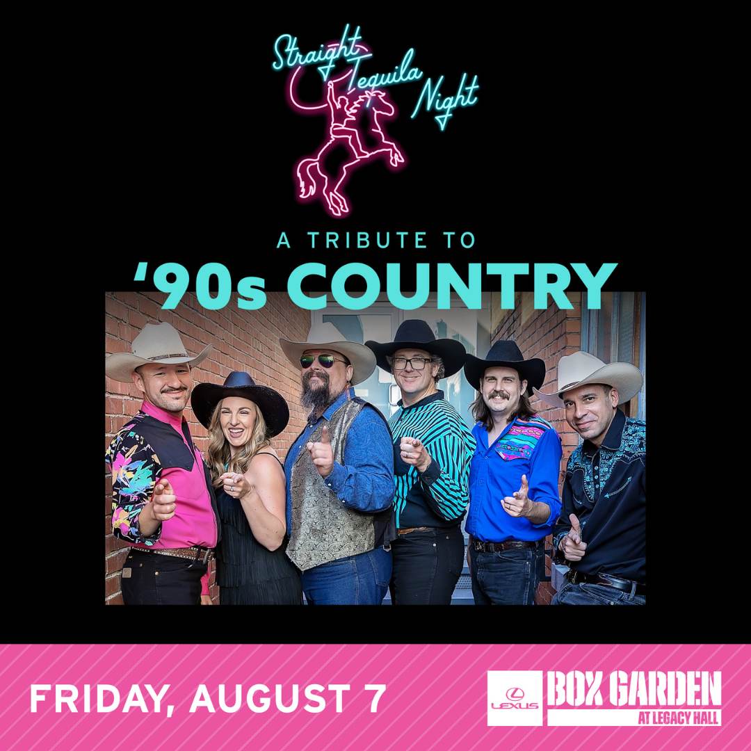Promo image of Straight Tequila Night – A Tribute to 90’s Country