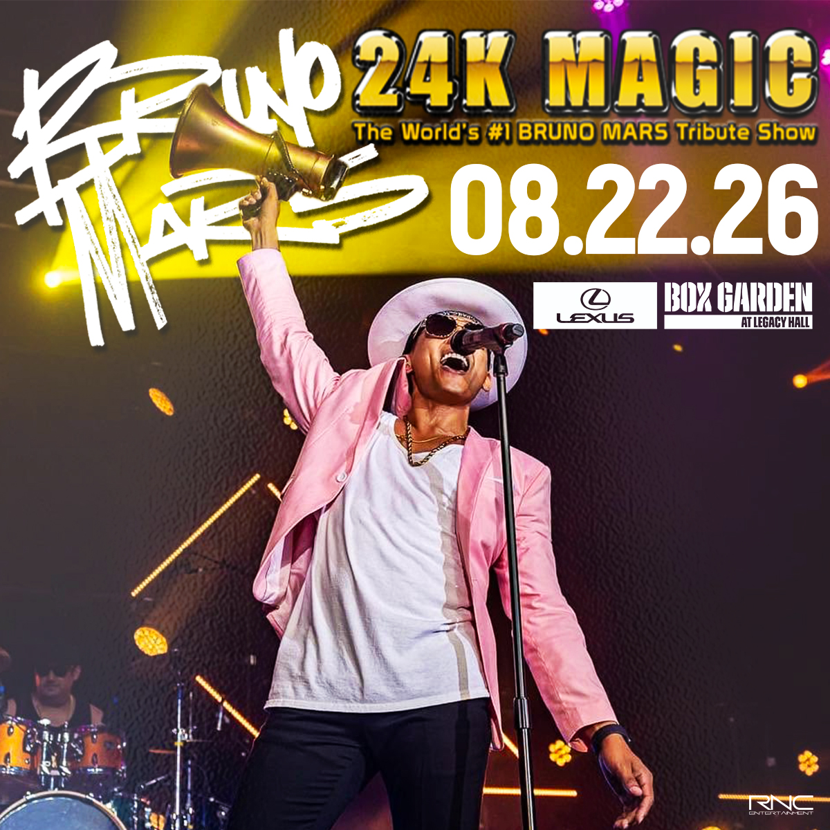 Promo image of Bruno Mars Tribute | 24K Magic