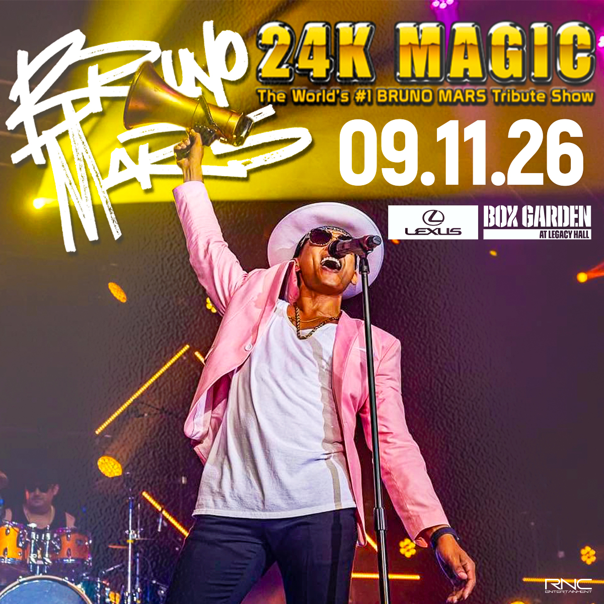 Promo image of Bruno Mars Tribute | 24K Magic